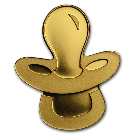 2019 Cook Islands 1/2 gram Gold $5 Golden Pacifier 2019 Cook Islands 1/2 gram Gold $5 Golden Pacifier